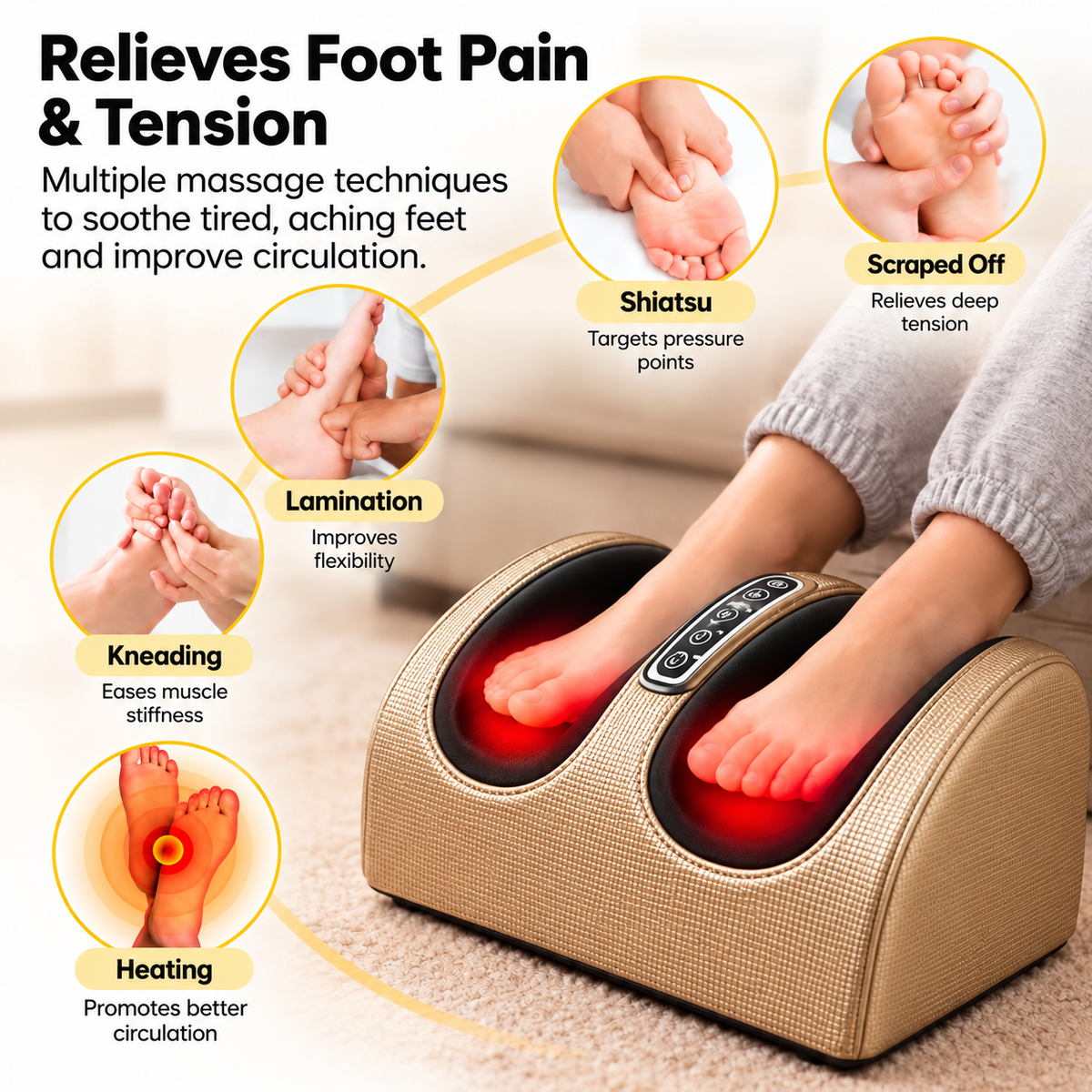 Heated Foot & Calf Massager